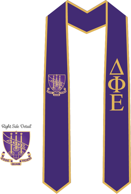 Delta Phi Epsilon Graduation Stoles