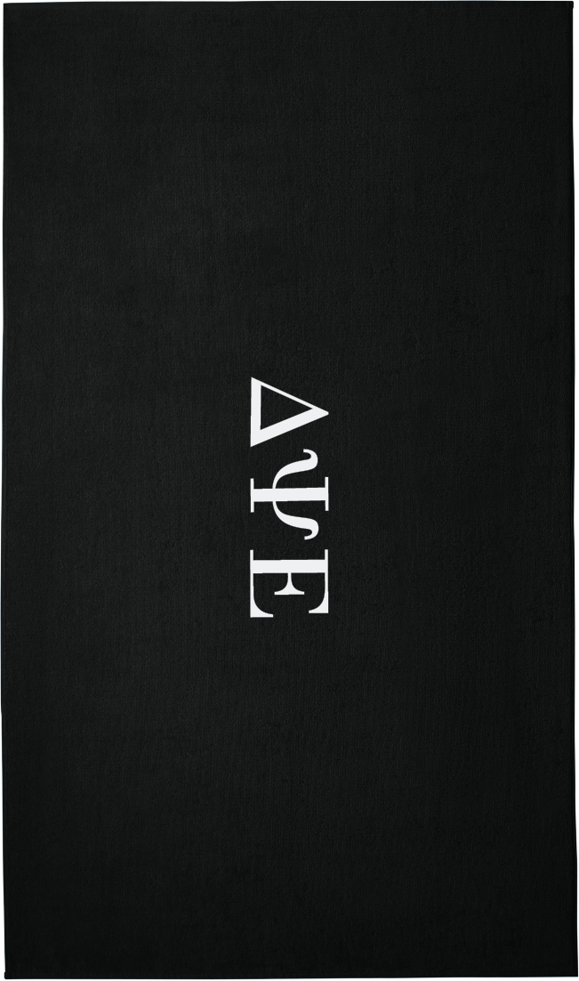 Delta Psi Epsilon Lettered Beach Towels