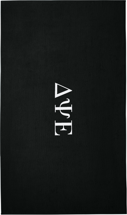 Delta Psi Epsilon Lettered Beach Towels