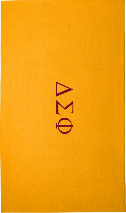 Delta Sigma Phi Lettered Beach Towels