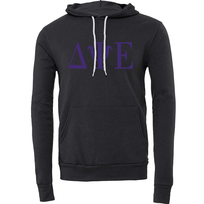 Delta Psi Epsilon Lettered Hooded Sweatshirts