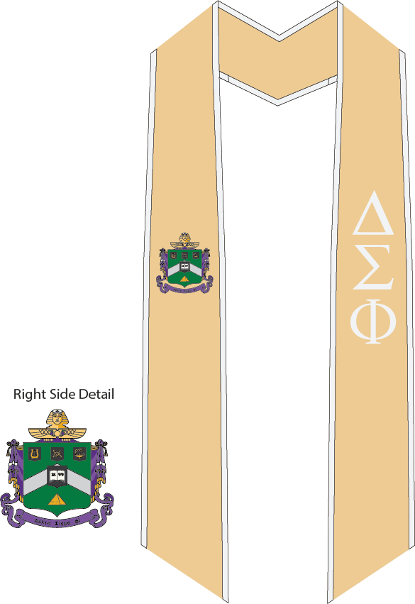 Delta Sigma Phi Graduation Stoles