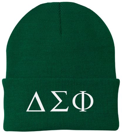 Delta Sigma Phi Lettered Beanies