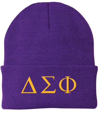 Delta Sigma Phi Lettered Beanies