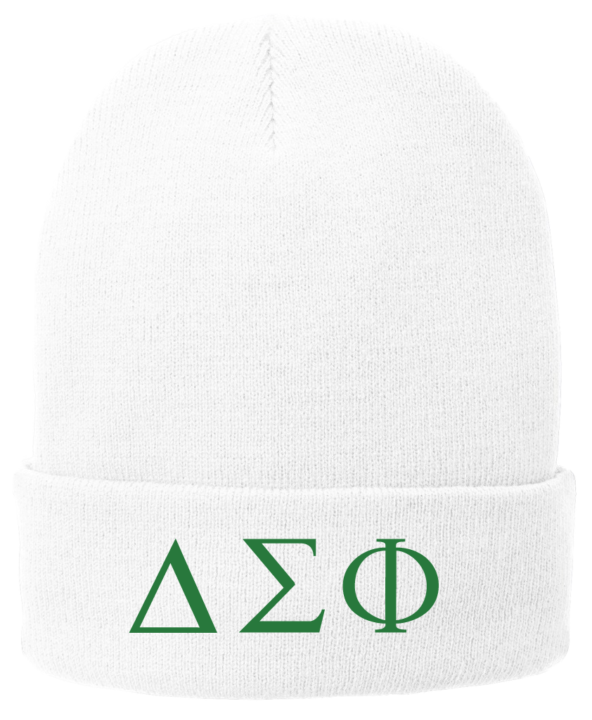 Delta Sigma Phi Lettered Beanies