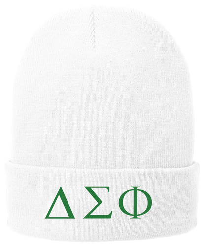 Delta Sigma Phi Lettered Beanies