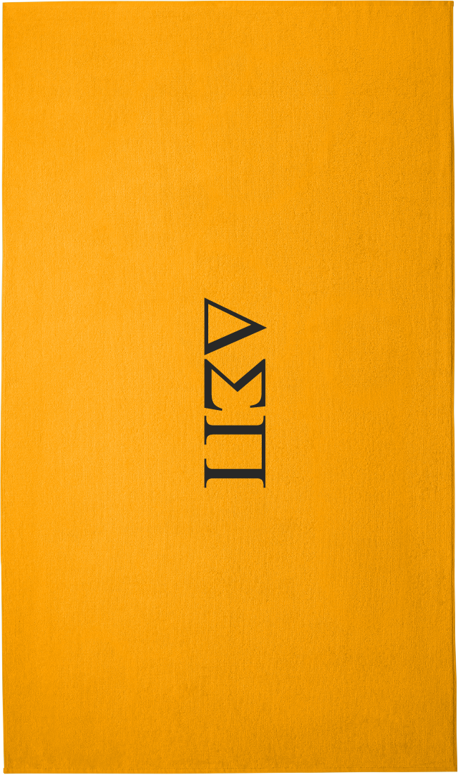 Delta Sigma Pi Lettered Beach Towels