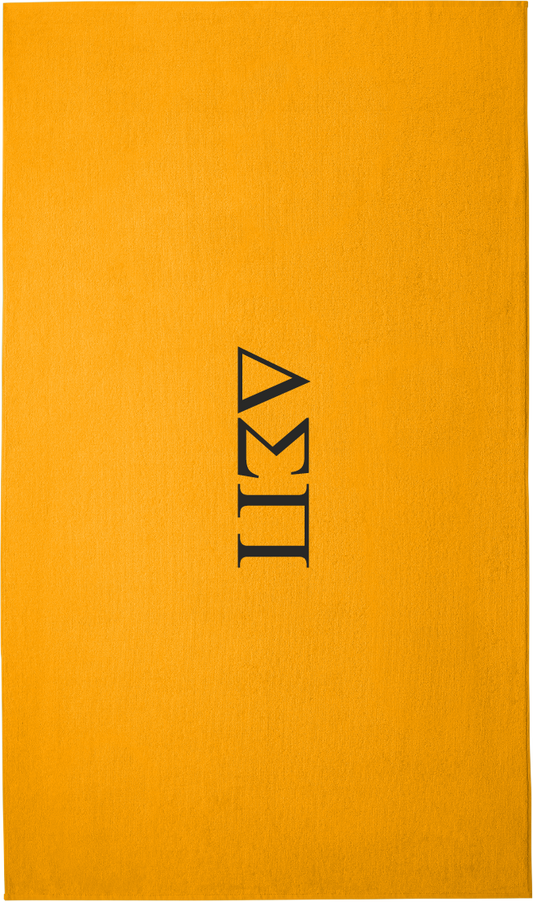 Delta Sigma Pi Lettered Beach Towels