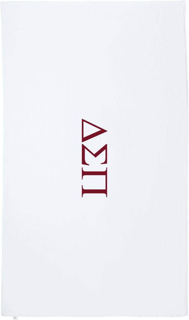 Delta Sigma Pi Lettered Beach Towels
