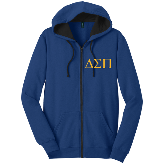 Delta Sigma Pi Zip-Up Hooded Sweatshirts