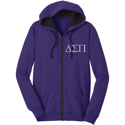 Delta Sigma Pi Zip-Up Hooded Sweatshirts