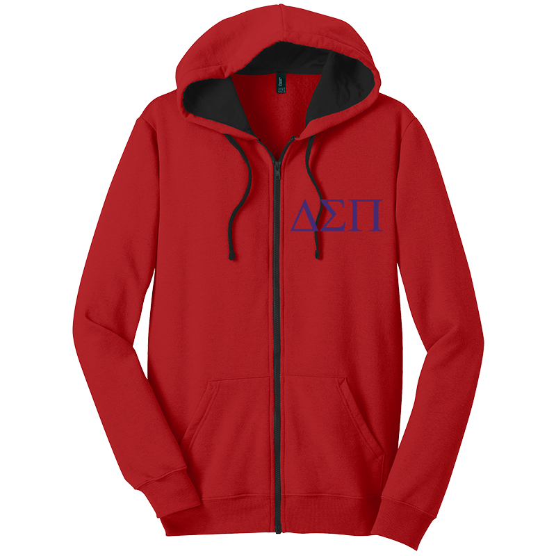 Delta Sigma Pi Zip-Up Hooded Sweatshirts