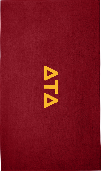 Delta Tau Delta Lettered Beach Towels