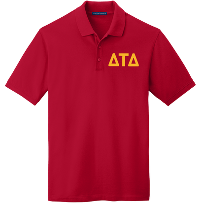 Delta Tau Delta Men's Embroidered Polo Shirt