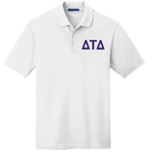 Delta Tau Delta Men's Embroidered Polo Shirt