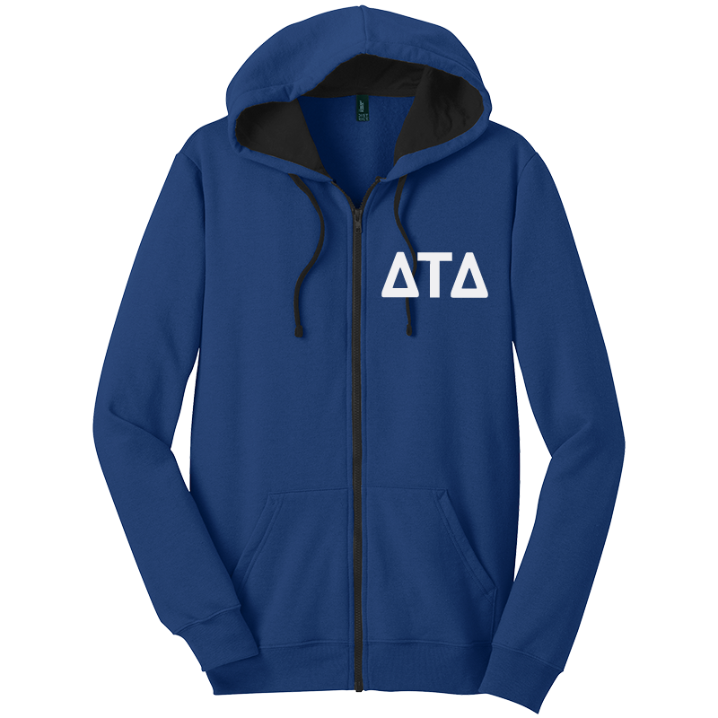 Delta Tau Delta Zip-Up Hooded Sweatshirts