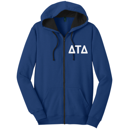 Delta Tau Delta Zip-Up Hooded Sweatshirts