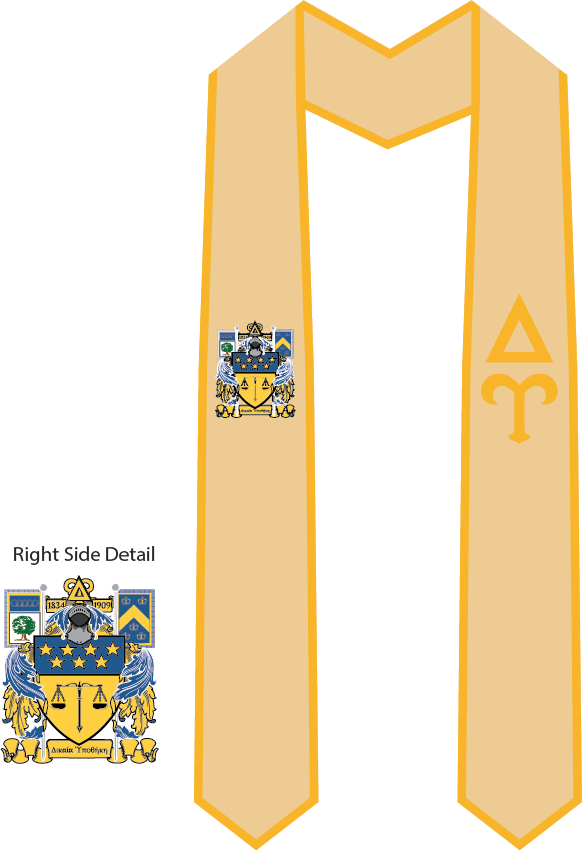 Delta Upsilon Graduation Stoles