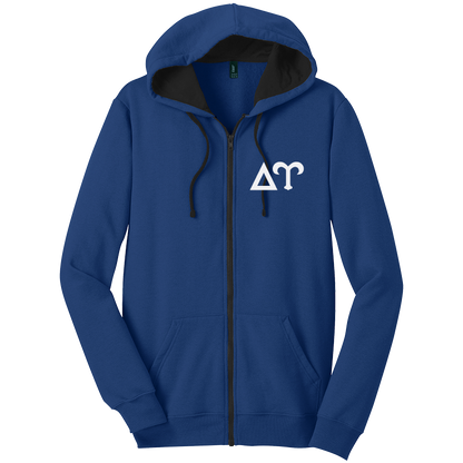 Delta Upsilon Zip-Up Hooded Sweatshirts