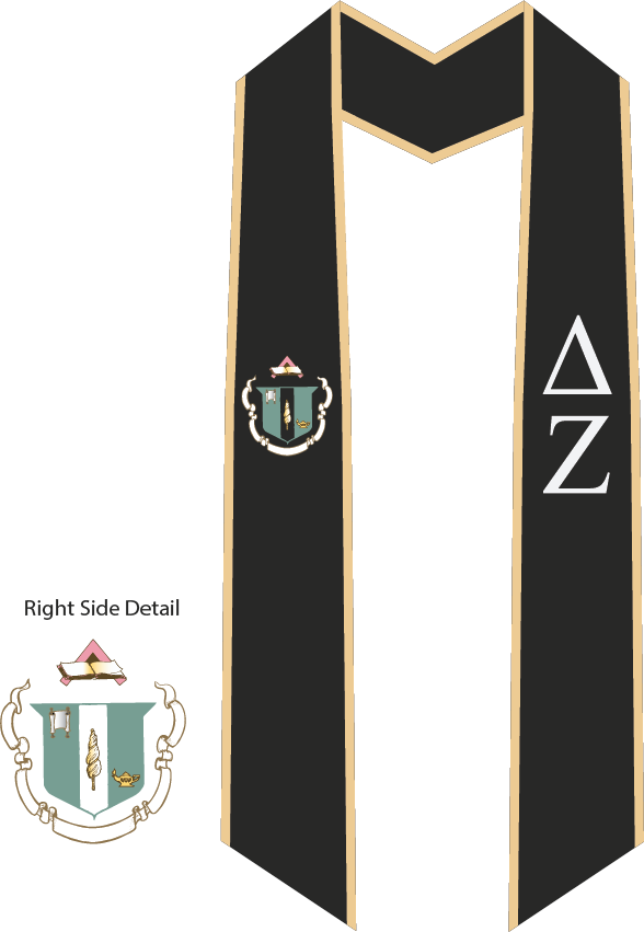 Delta Zeta Graduation Stoles