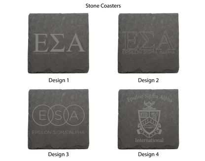 Epsilon Sigma Alpha Stone Coasters - 4-Pack