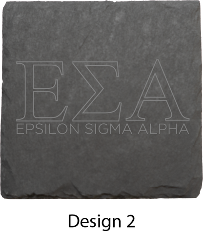 Epsilon Sigma Alpha Stone Coasters - 4-Pack