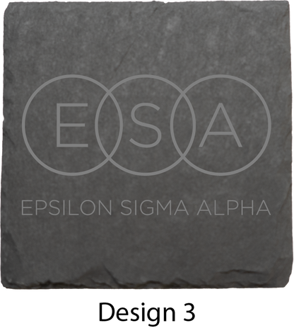 Epsilon Sigma Alpha Stone Coasters - 4-Pack