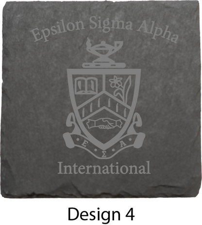 Epsilon Sigma Alpha Stone Coasters - 4-Pack