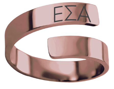 Epsilon Sigma Alpha Lettered Rings