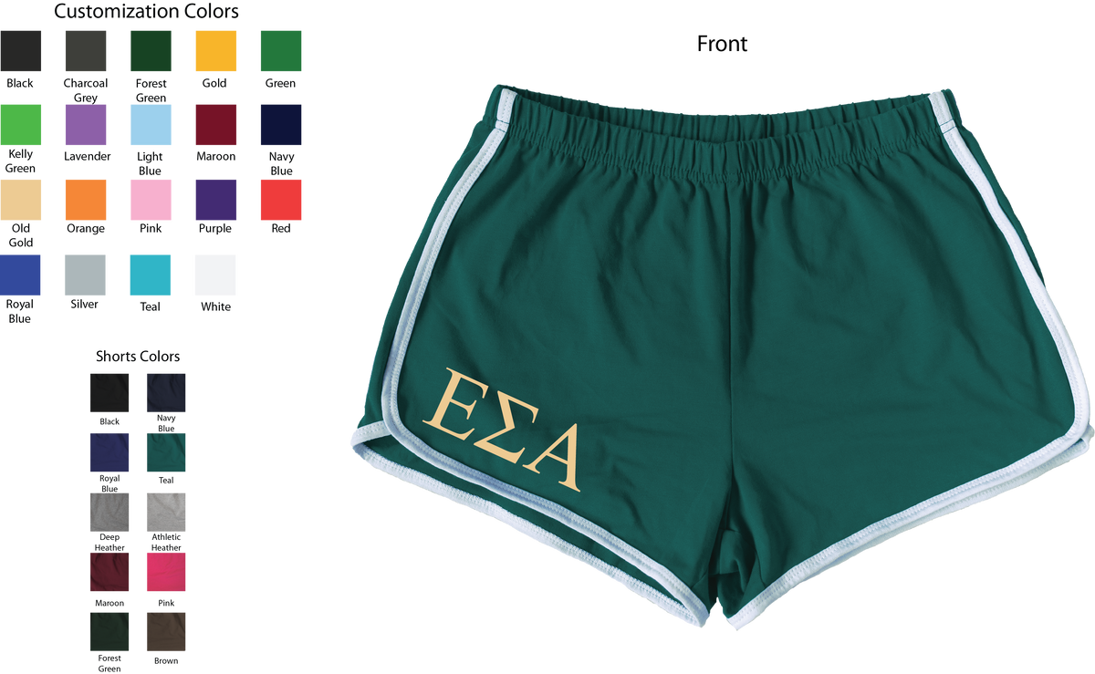 Epsilon Sigma Alpha Lettered Women's Shorts