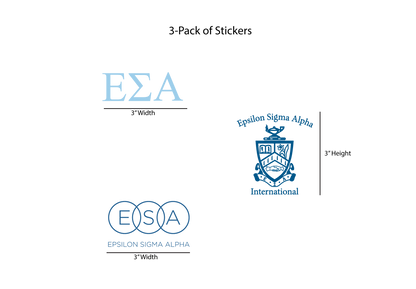 Epsilon Sigma Alpha Stickers