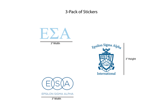 Epsilon Sigma Alpha Stickers