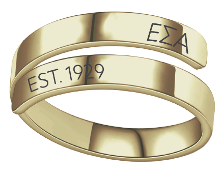 Epsilon Sigma Alpha Year and Letters Rings