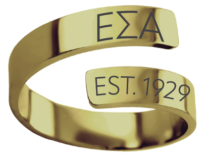 Epsilon Sigma Alpha Year and Letters Rings