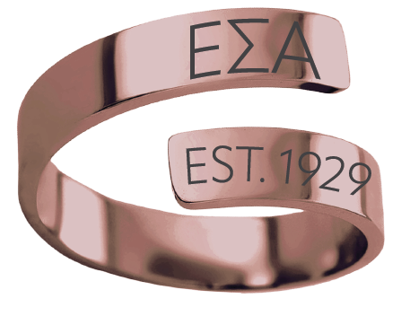 Epsilon Sigma Alpha Year and Letters Rings
