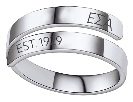 Epsilon Sigma Alpha Year and Letters Rings