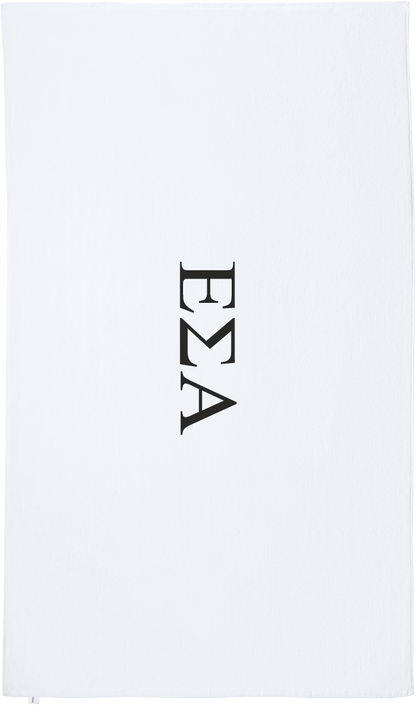 Epsilon Sigma Alpha Lettered Beach Towels