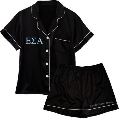 Epsilon Sigma Alpha Embroidered Ladies' Pajama Sets