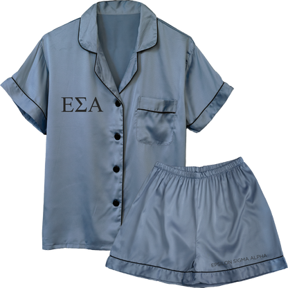 Epsilon Sigma Alpha Embroidered Ladies' Pajama Sets