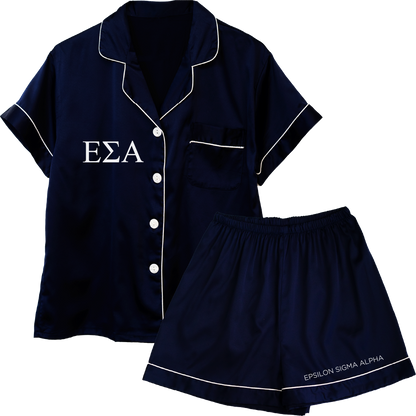 Epsilon Sigma Alpha Embroidered Ladies' Pajama Sets