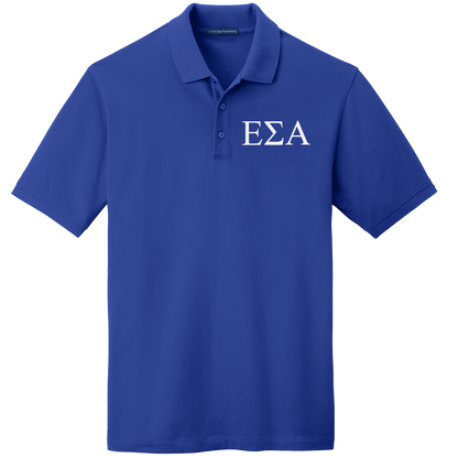 Epsilon Sigma Alpha Men's Embroidered Polo Shirt