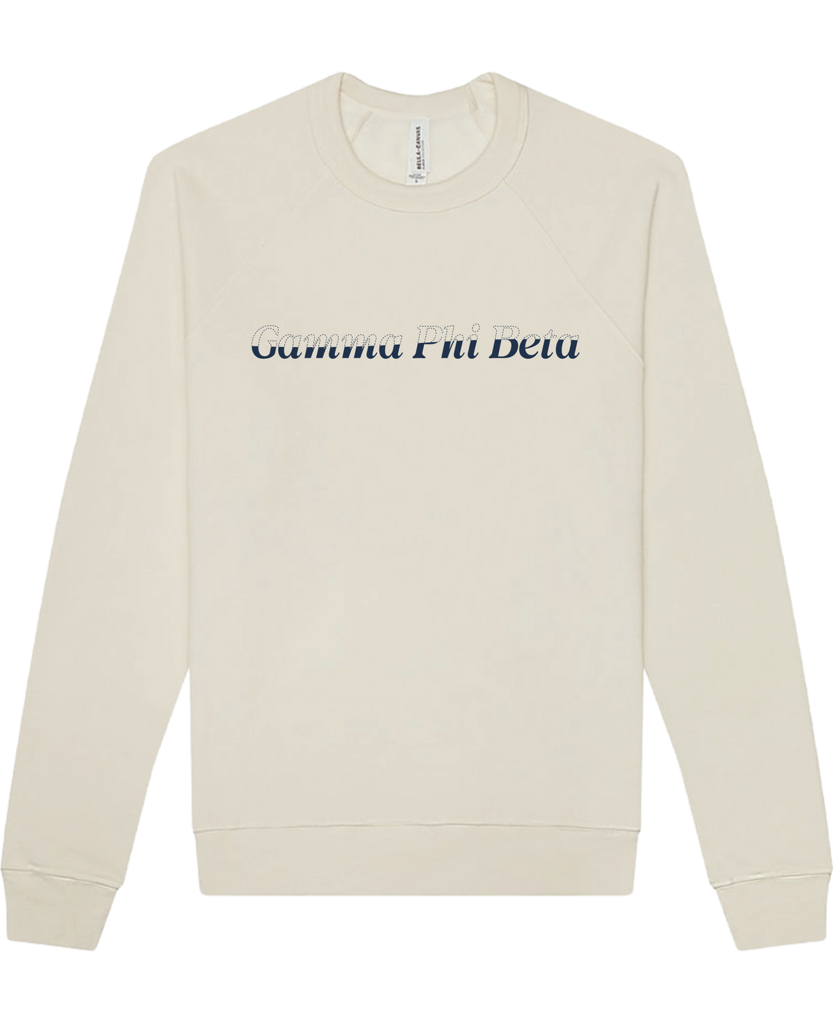 Gamma Phi Beta Stitched Outline Crewnecks