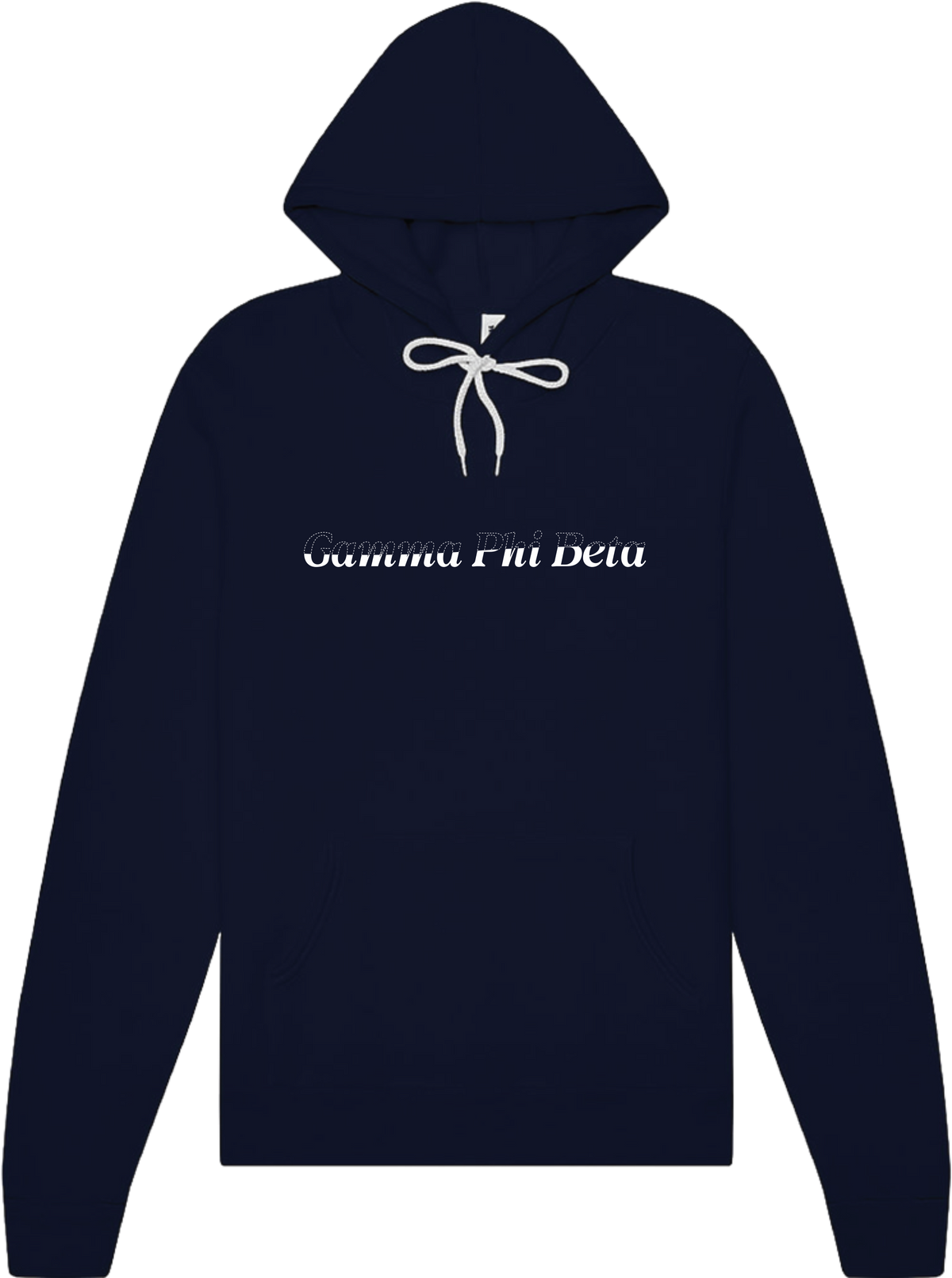 Gamma Phi Beta Stitched Outline Hoodies