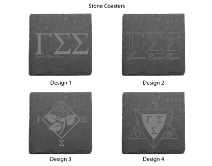 Gamma Sigma Sigma Stone Coasters - 4-Pack