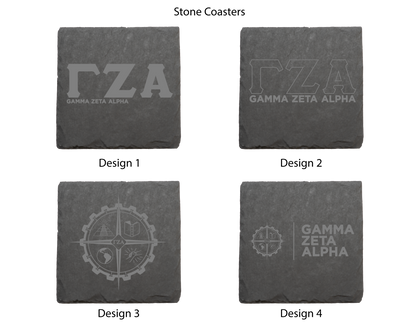 Gamma Zeta Alpha Stone Coasters - 4-Pack