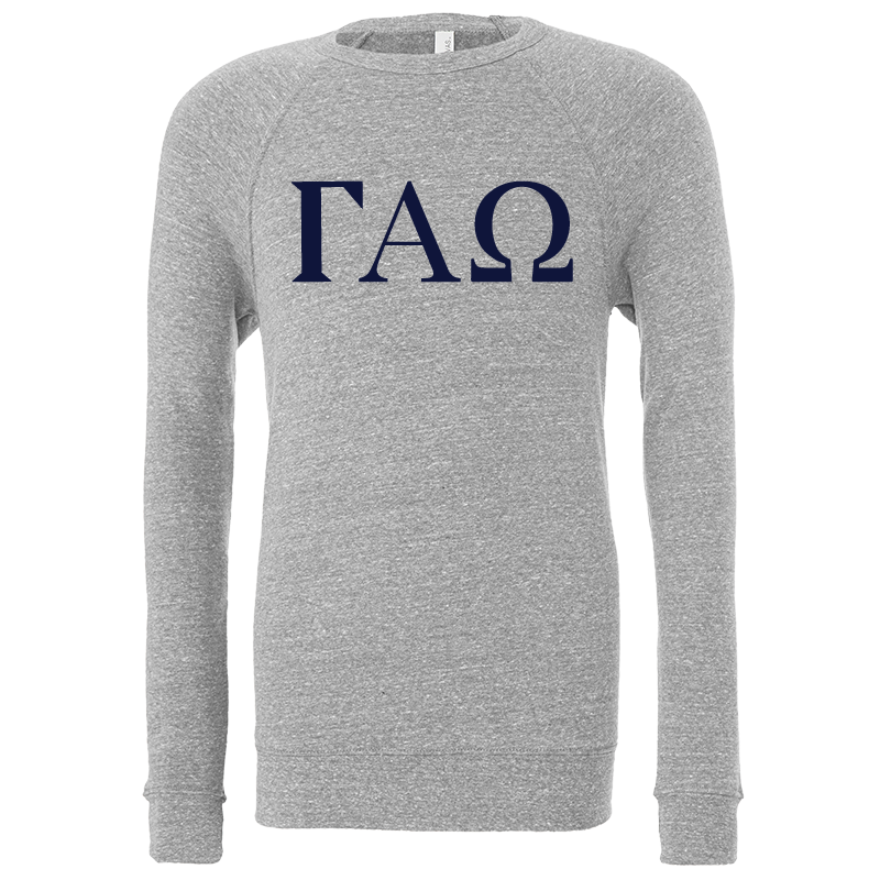 Gamma Alpha Omega Lettered Crewneck Sweatshirts