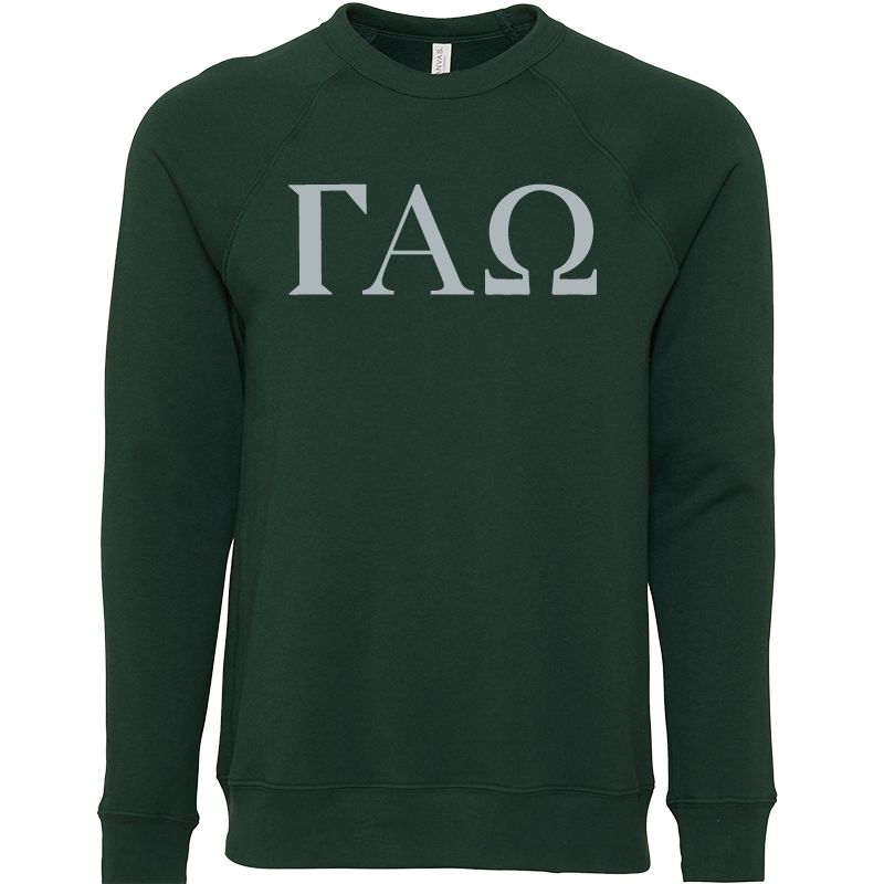 Gamma Alpha Omega Lettered Crewneck Sweatshirts