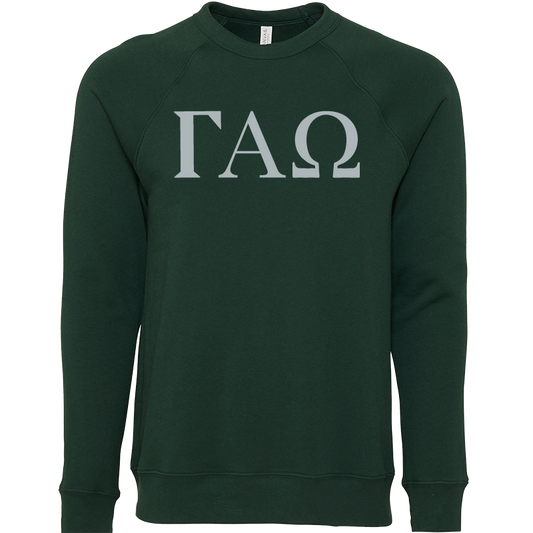 Gamma Alpha Omega Lettered Crewneck Sweatshirts