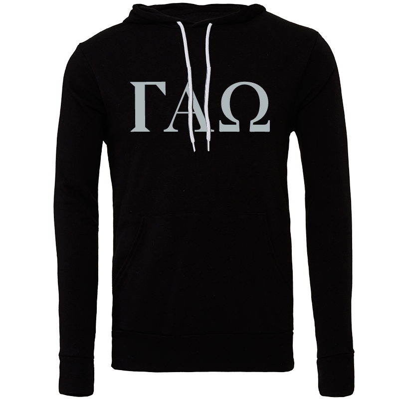 Gamma Alpha Omega Lettered Hooded Sweatshirts