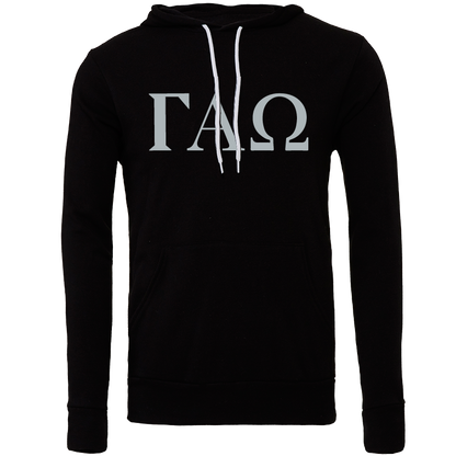 Gamma Alpha Omega Lettered Hooded Sweatshirts